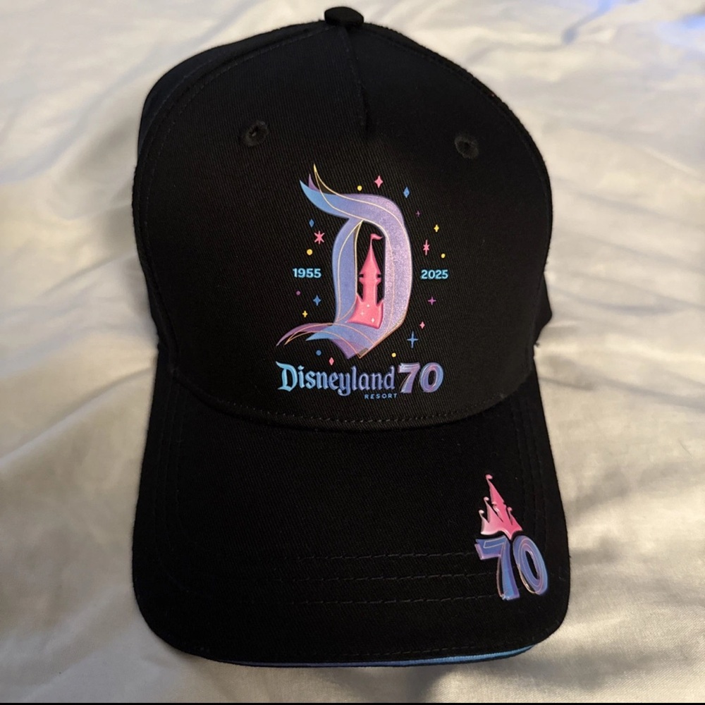 Disney Disneyland Resort 70th Anniversary Celebration Baseball Hat Cap Adult New